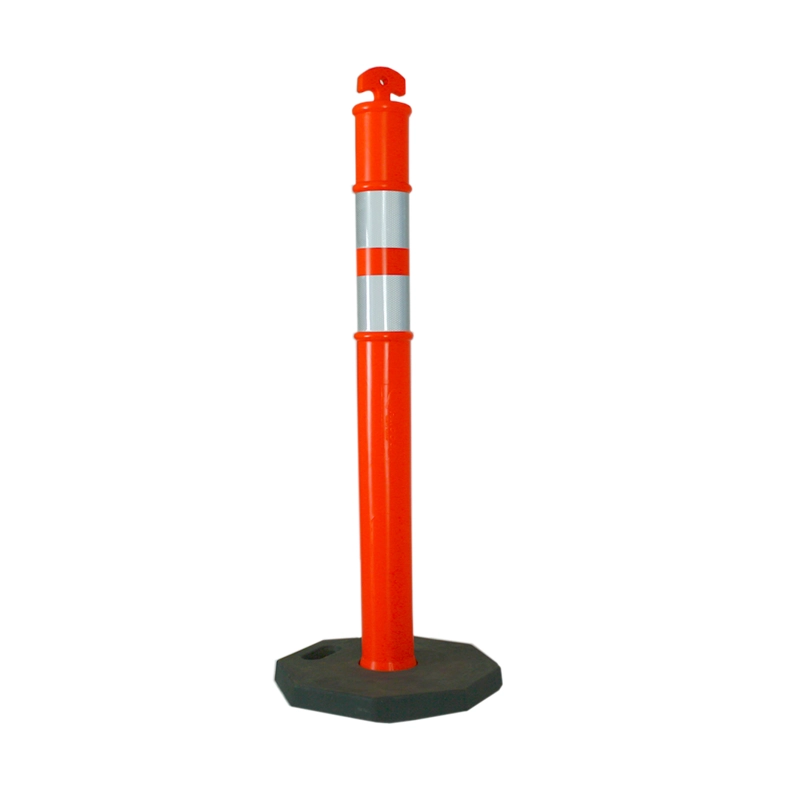 HITO DELIMITADOR QRUBBER CON BASE CAUCHO 115CM - 1
