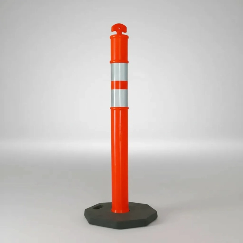 HITO DELIMITADOR QRUBBER CON BASE CAUCHO 115CM - 2