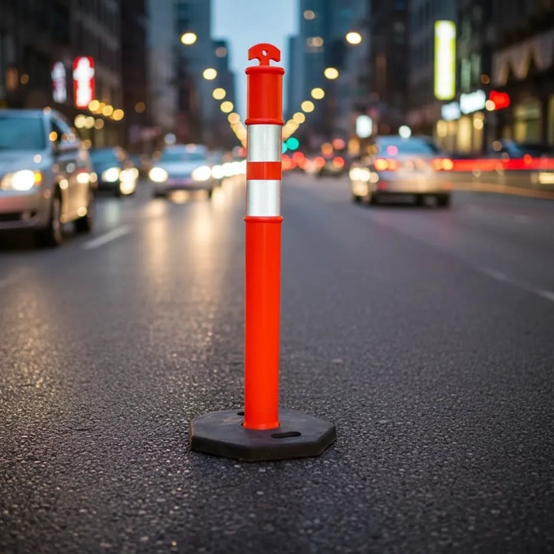 HITO DELIMITADOR QRUBBER CON BASE CAUCHO 115CM - 3