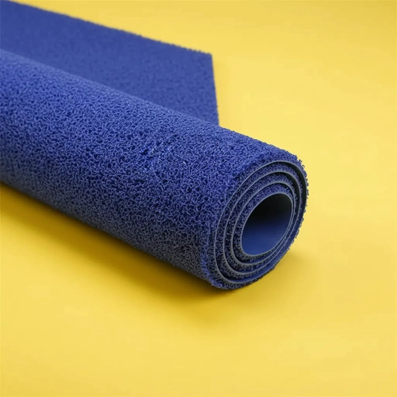 PISO PVC LIMPIAPIE S PREMIUM 1.20MT X 12 MTS AZUL QRUBBER - 2