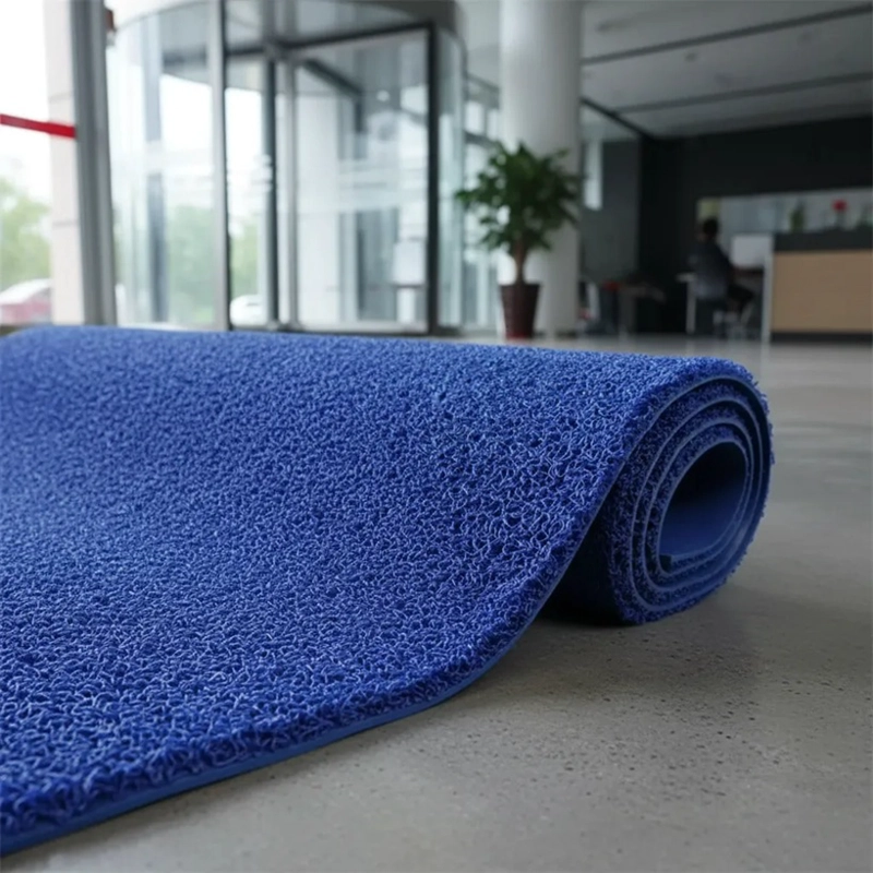 PISO PVC LIMPIAPIE S PREMIUM 1.20MT X 12 MTS AZUL QRUBBER - 4