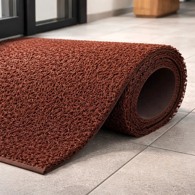 PISO PVC LIMPIAPIE S PREMIUM 1.20MT X 12 MTS CAFE  QRUBBER - 5