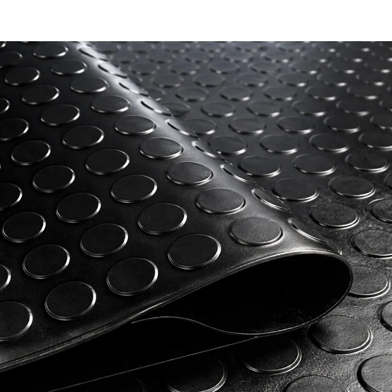PISO GOMA ANTIDESLIZANTE ESTOPEROL NEGRO 1.30X20MTS QRUBBER - 3