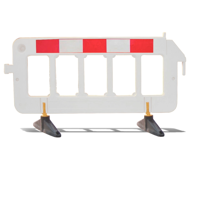 BARRERA PLASTICA TRAFICO PREMIUM BLANCA 1X2MTS QRUBBER - 1