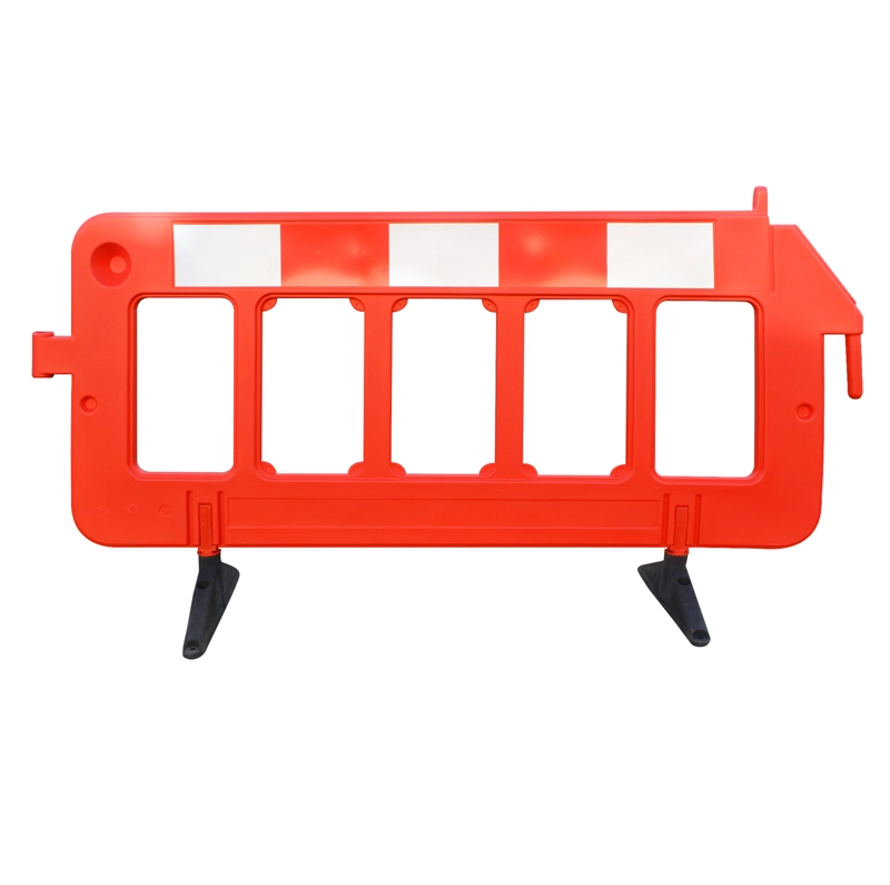 BARRERA PLASTICA TRAFICO PREMIUM ROJA 1X2MTS QRUBBER - 1