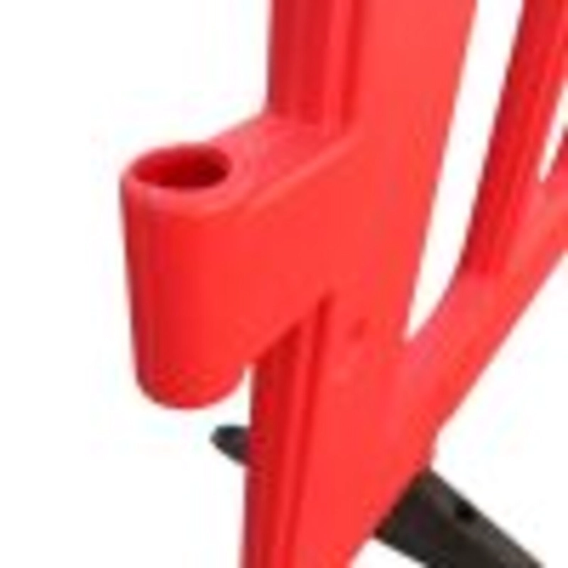BARRERA PLASTICA TRAFICO PREMIUM ROJA 1X2MTS QRUBBER - 4