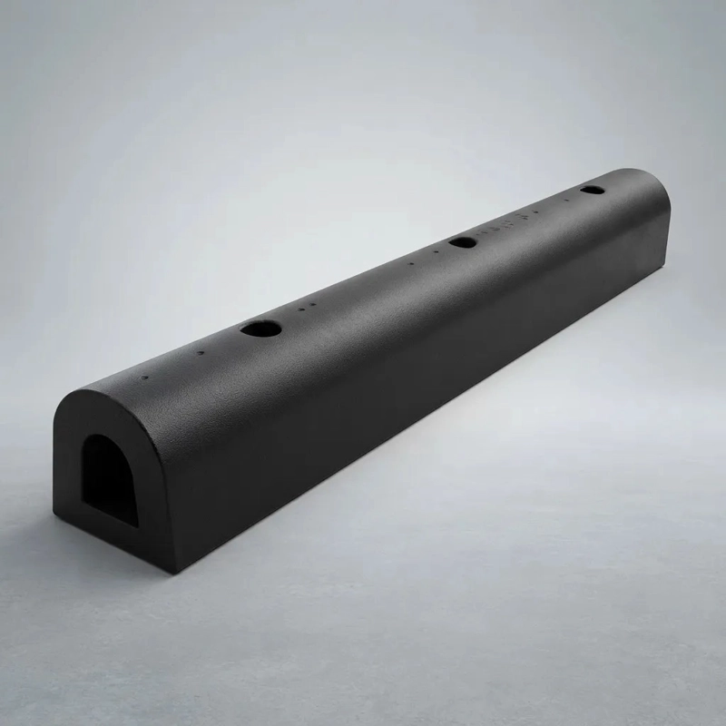 DEFENSA MUELLE Y MURO 99X9X10CM NEGRO QRUBBER - 2