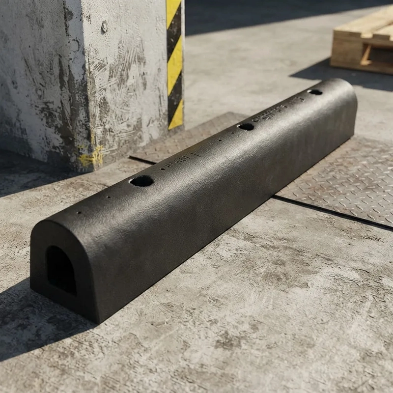 DEFENSA MUELLE Y MURO 99X9X10CM NEGRO QRUBBER - 3