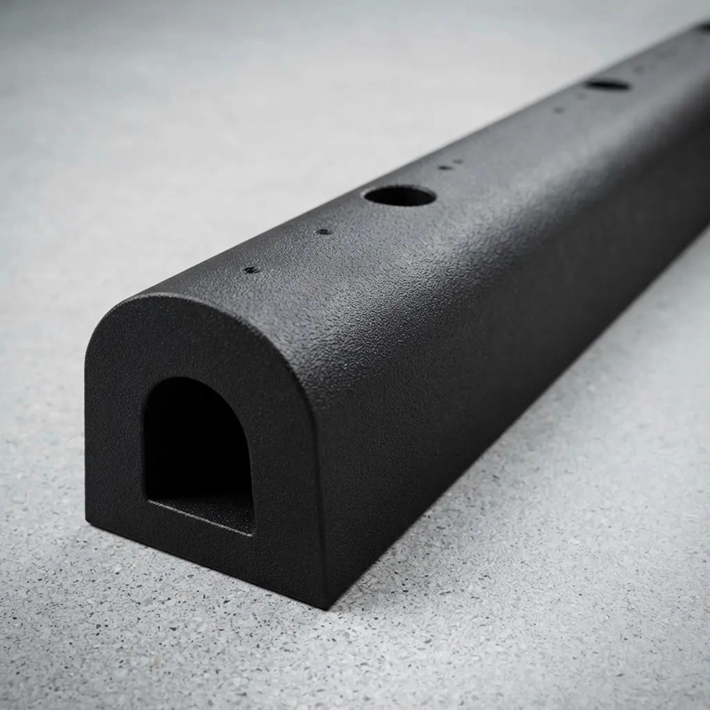 DEFENSA MUELLE Y MURO 99X9X10CM NEGRO QRUBBER - 4