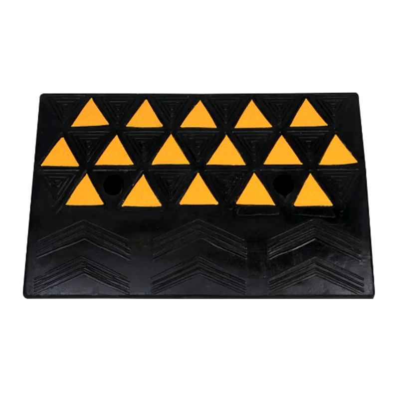 RAMPA DE GOMA MODULAR  60CM NEGRO/AMARILLO QRUBBER - 2