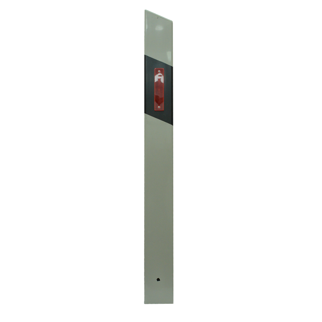 HITO DELINEADOR PVC TIPO ARISTA COLOR BLANCO 125CM QRUBBER - 1