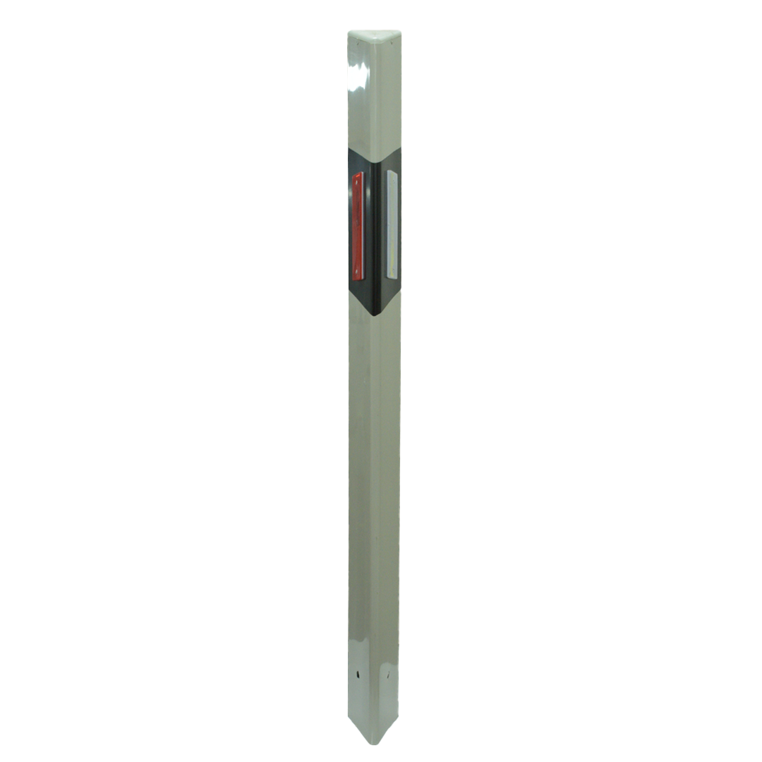 HITO DELINEADOR PVC TIPO ARISTA COLOR BLANCO 125CM QRUBBER - 5
