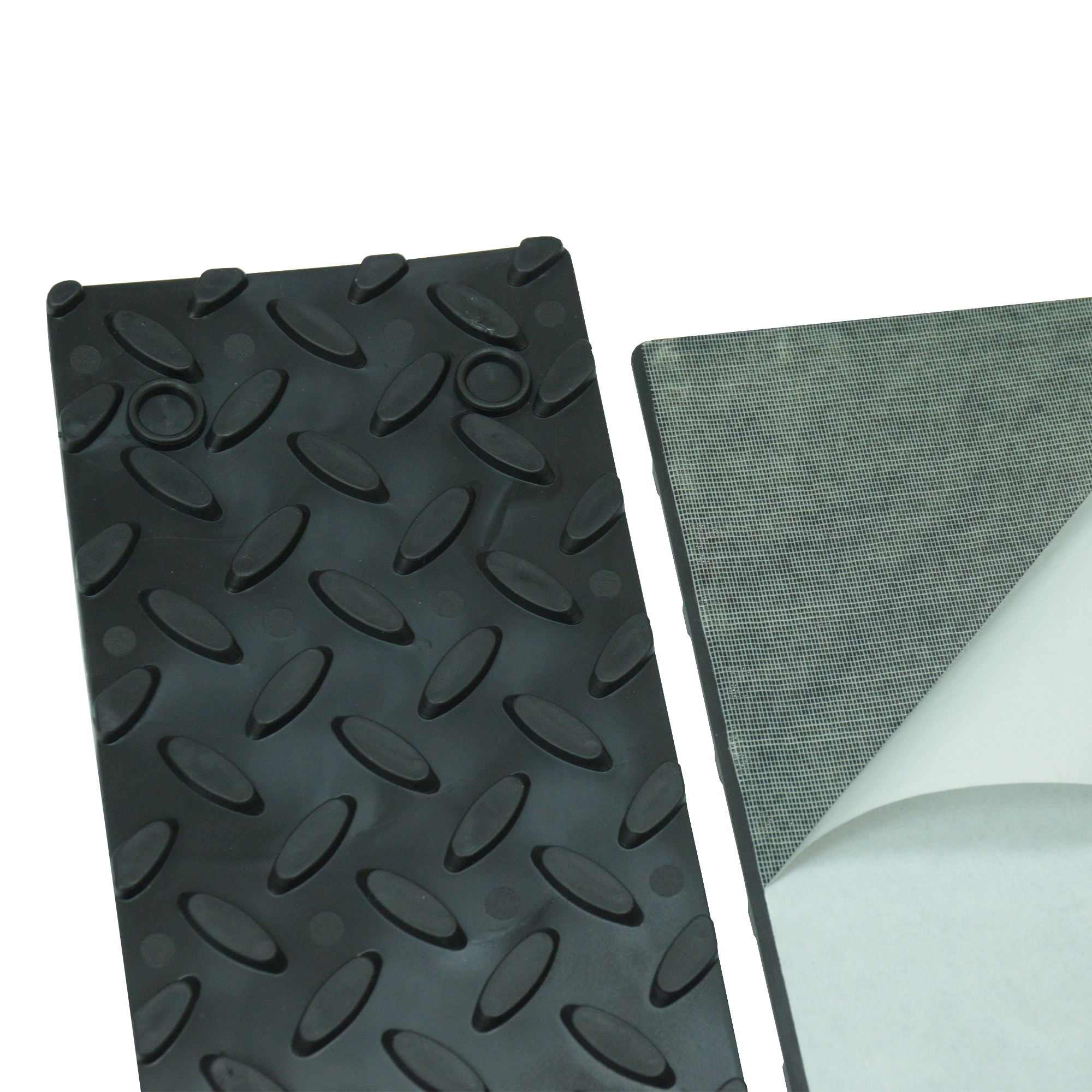 GRADA PELDAÑO DIAMANTADA AUTOADHESIVA 2 UNID 39X10CM QRUBBER - 2