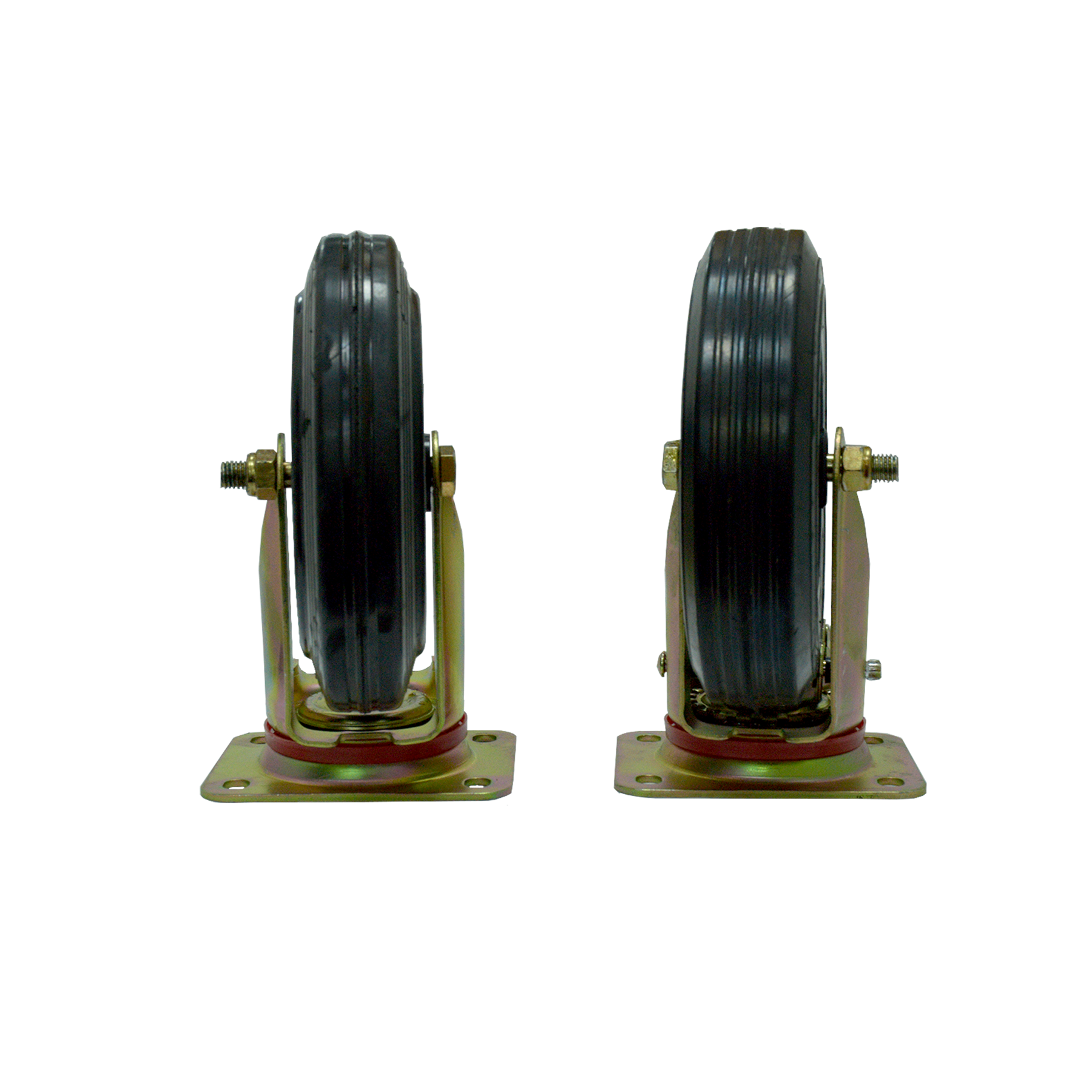 PACK DE 4 RUEDAS PARA CONTENEDORES DE BASURA 1100LTS QRUBBER - 3
