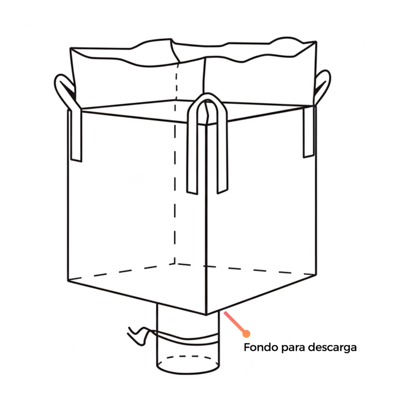 MAXI SACOS 1200 KILOS PACK 5 UNIDADES 90*90*120CM QRUBBER - 4