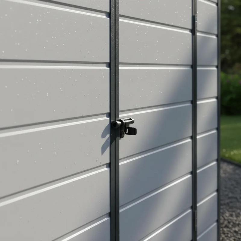 BODEGA ARMABLE JARDIN 3,63 M² 190X192X215CM QRUBBER - 4