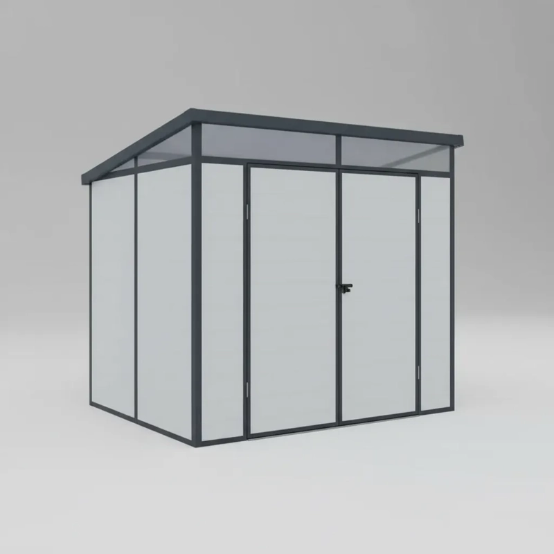 BODEGA ARMABLE JARDIN 3,63 M² 190X192X215CM QRUBBER - 5