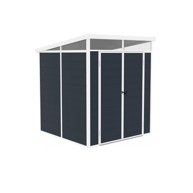 BODEGA ARMABLE JARDIN  4,55 M²  DOS PUERTAS QRUBBER - 1