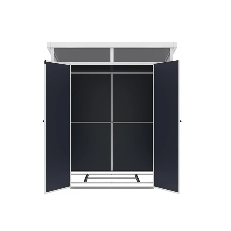 BODEGA ARMABLE JARDIN  4,55 M²  DOS PUERTAS QRUBBER - 7