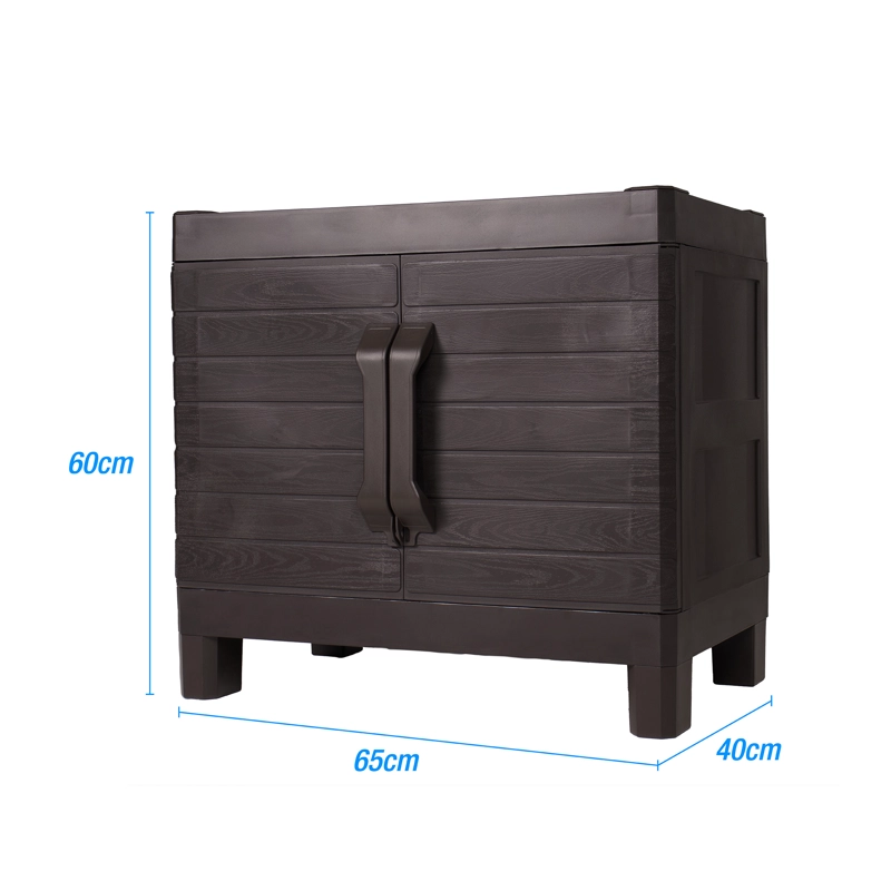 ARMARIO DOS PUERTAS TIPO MADERA TAMAÑO SMALL MQ QRUBBER - 4