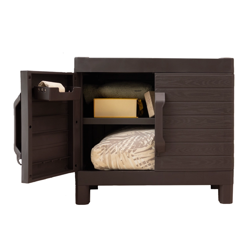 ARMARIO DOS PUERTAS TIPO MADERA TAMAÑO SMALL MQ QRUBBER - 6