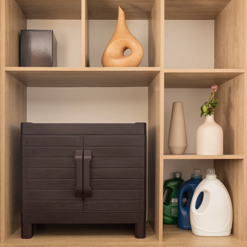 ARMARIO DOS PUERTAS TIPO MADERA TAMAÑO SMALL MQ QRUBBER - 8