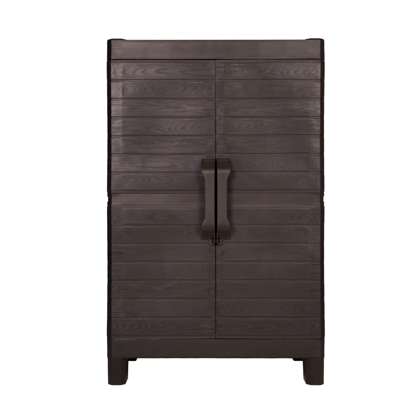 ARMARIO DOS PUERTAS TIPO MADERA TAMAÑO MEDIUM MQ QRUBBER - 1