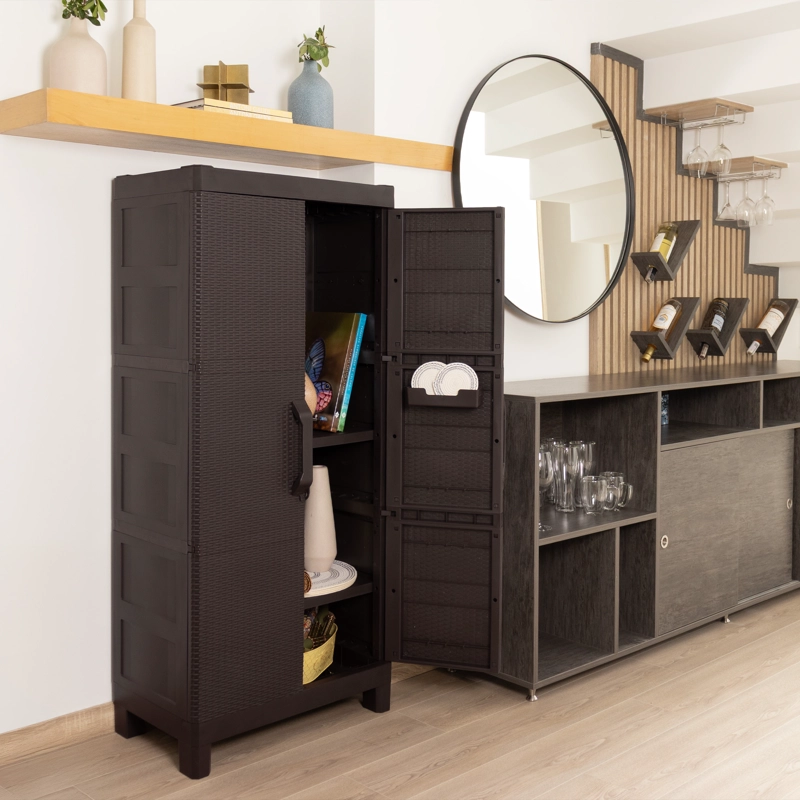 ARMARIO DOS PUERTAS TIPO RATTAN LARGE MQ QRUBBER - 7