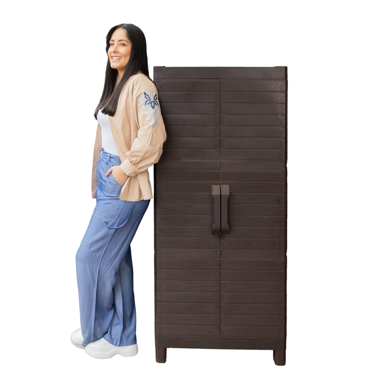 ARMARIO DOS PUERTAS TIPO MADERA TAMAÑO LARGE MQ QRUBBER - 2