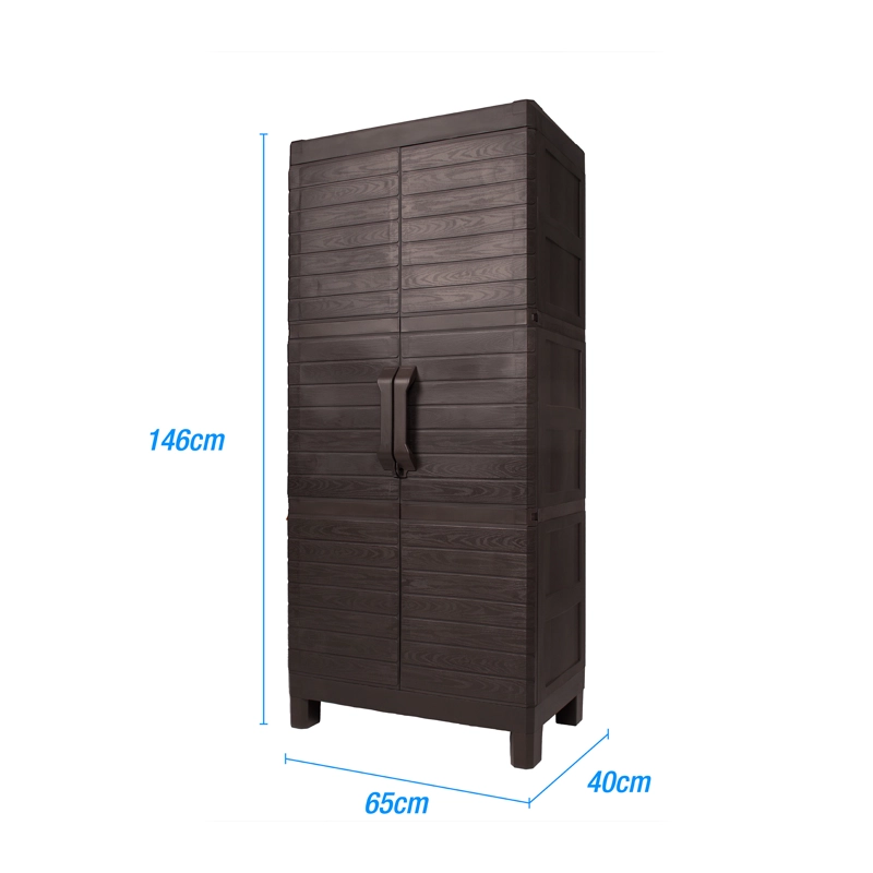 ARMARIO DOS PUERTAS TIPO MADERA TAMAÑO LARGE MQ QRUBBER - 6