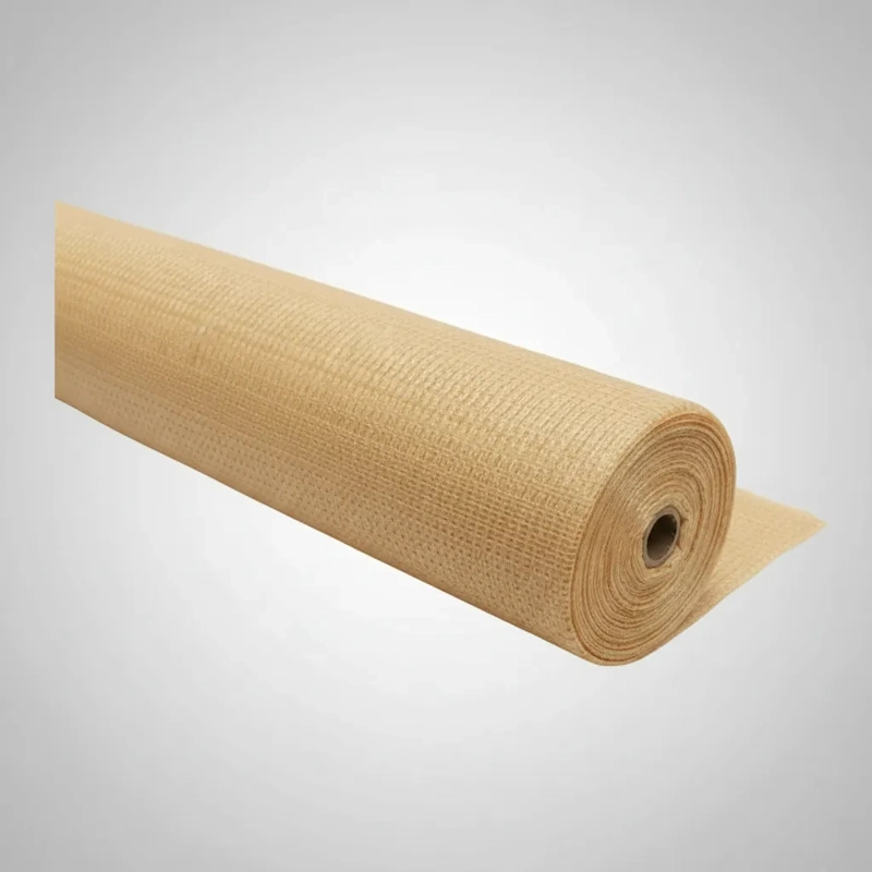 MALLA RASCHEL BEIGE 2,1X100 MTS SOMBRA 80% QRUBBER - 3