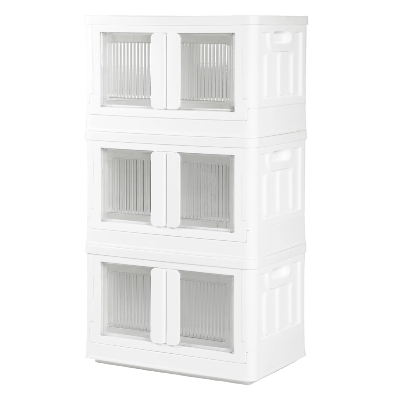 CAJA PLEGABLE ORGANIZADORA 3 NIVELES BLANCA MQ QRUBBER - 2