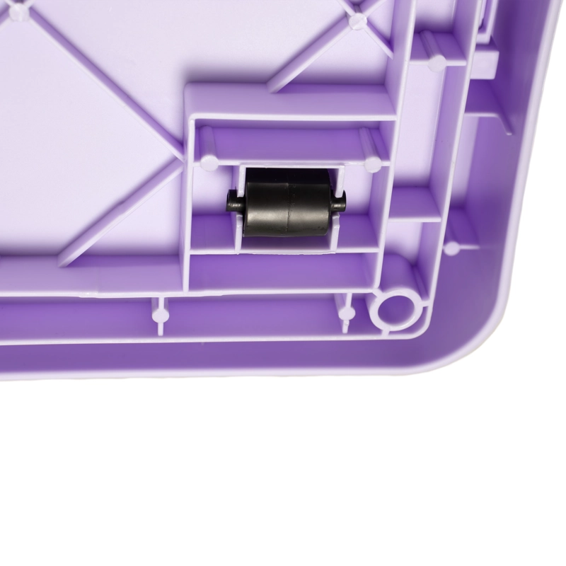 CAJA PLEGABLE ORGANIZADORA 3 NIVELES LILA MQ QRUBBER - 5