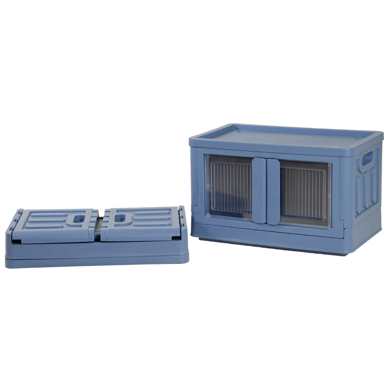 CAJA PLEGABLE ORGANIZADORA 5 NIVELES AZUL MQ QRUBBER - 4