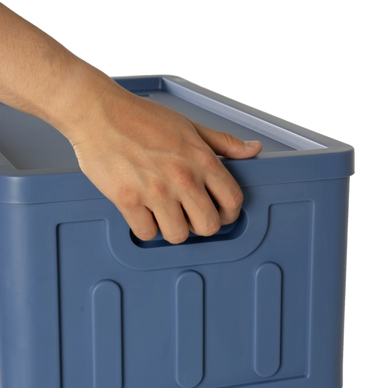 CAJA PLEGABLE ORGANIZADORA 5 NIVELES AZUL MQ QRUBBER - 6