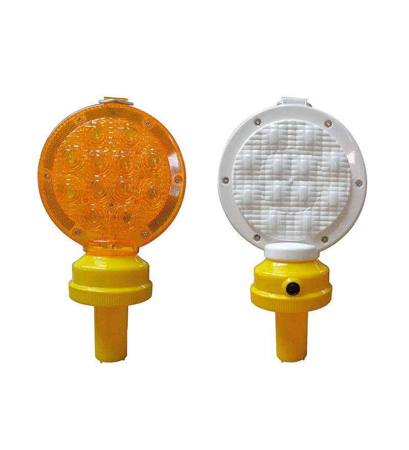 LAMPARA DESTELLANTE PARA CONO AMBAR-BLANCO QRUBBER - 1