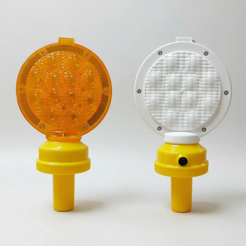 LAMPARA DESTELLANTE PARA CONO AMBAR-BLANCO QRUBBER - 4