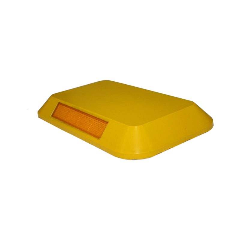 TACHON AMARILLO 16 *25 *3CM DOBLE REFLECTIVO SIN VASTAGO - 1