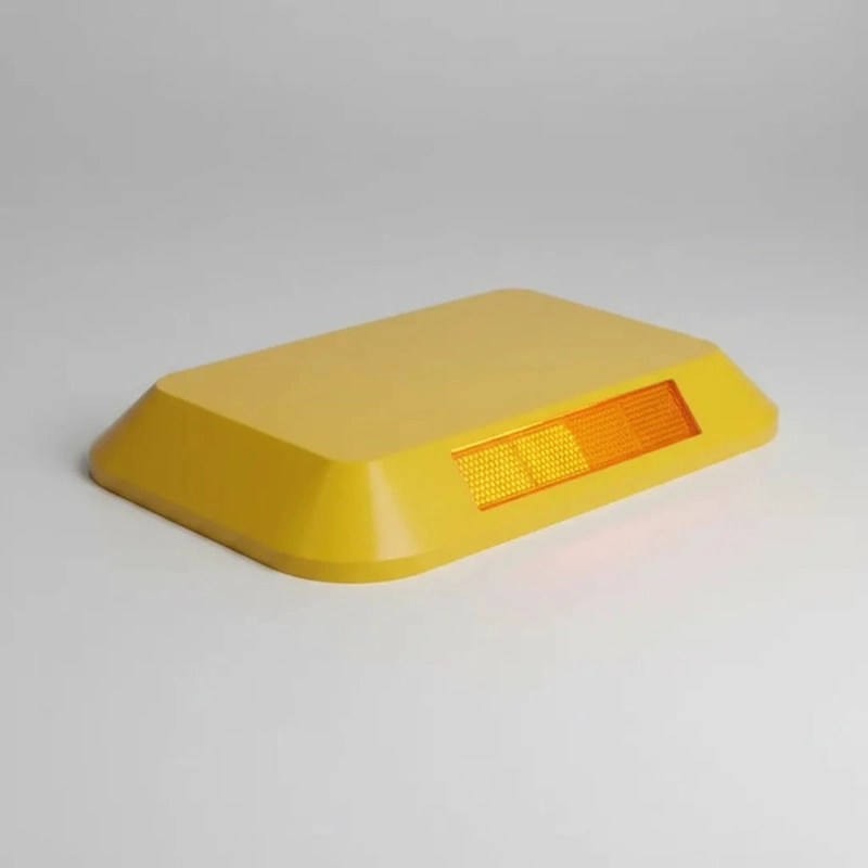 TACHON AMARILLO 16 *25 *3CM DOBLE REFLECTIVO SIN VASTAGO - 3