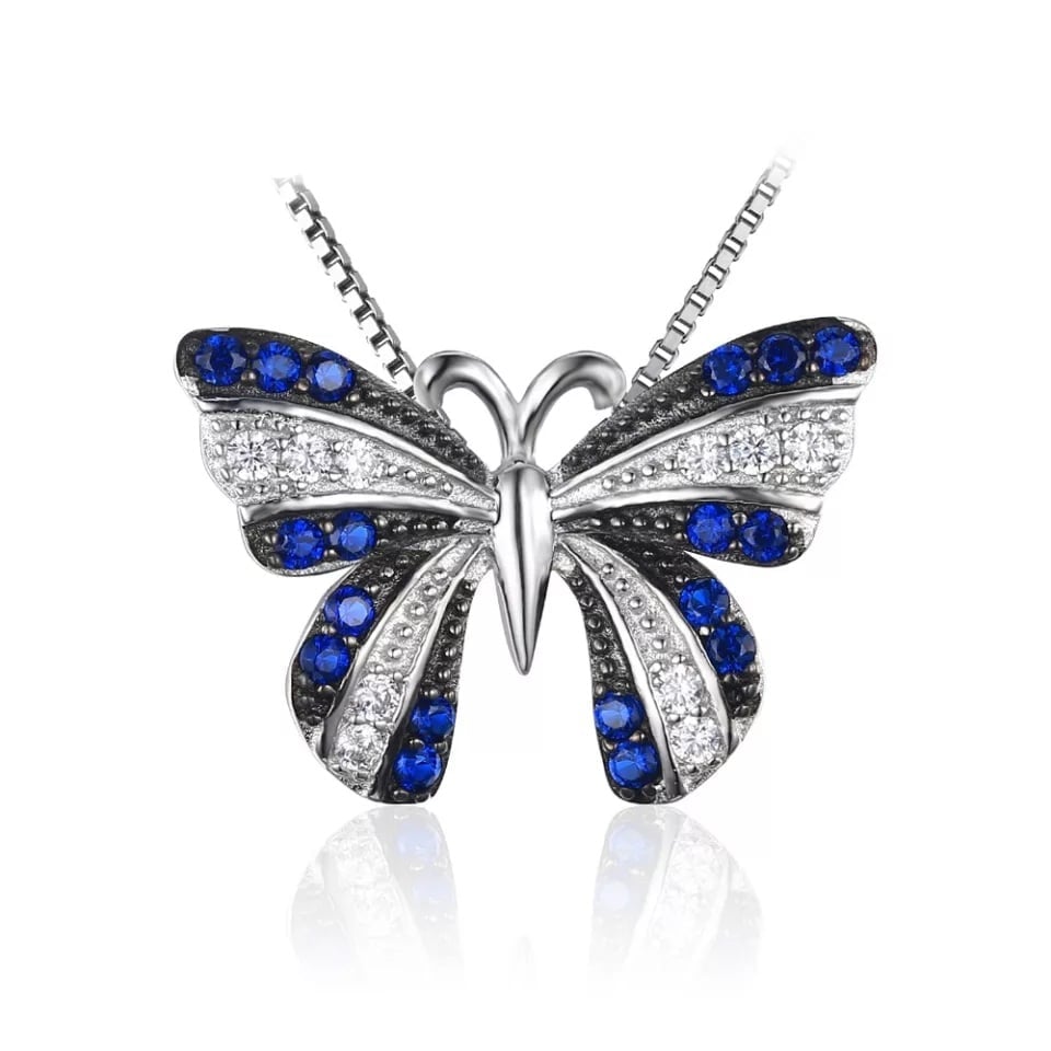 COLLAR VOUSEZ PLATA 925 MARIPOSA - 1