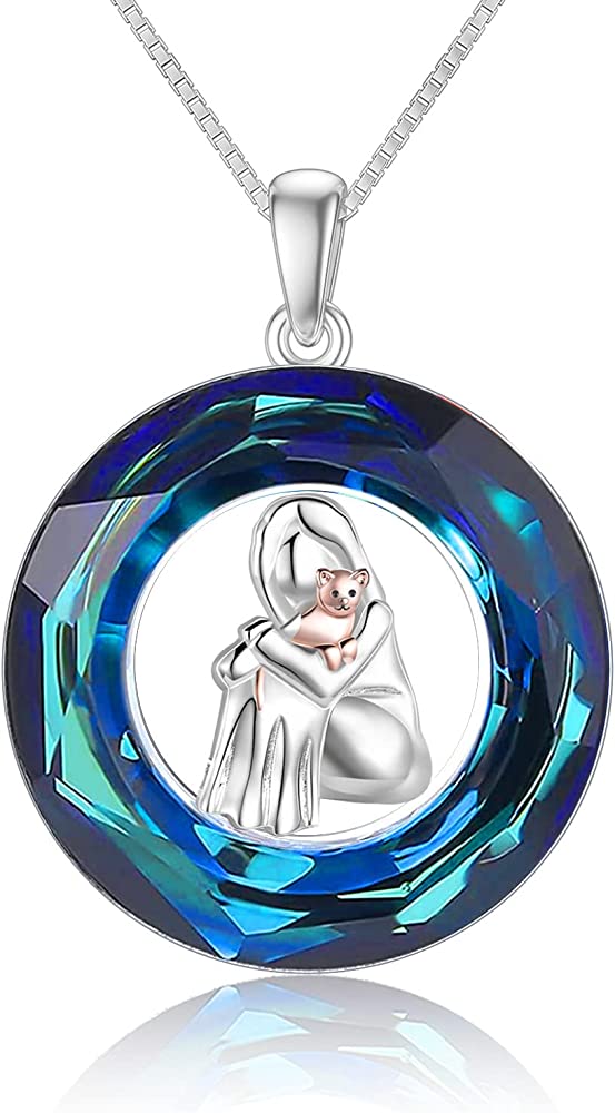 COLLAR VOUSEZ PLATA 925 MUJER GATO CRISTAL - 1