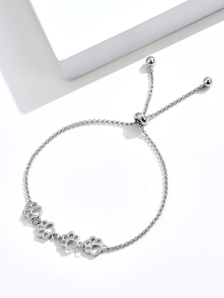 PULSERA VOUSEZ HUELLA MASCOTA PLATA 925 - 2