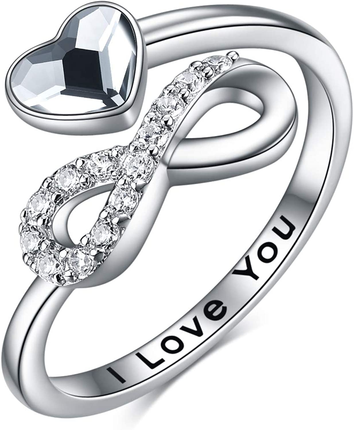 ANILLO VOUSEZ INFINITO PLATA 925 AJUSTABLE - 1