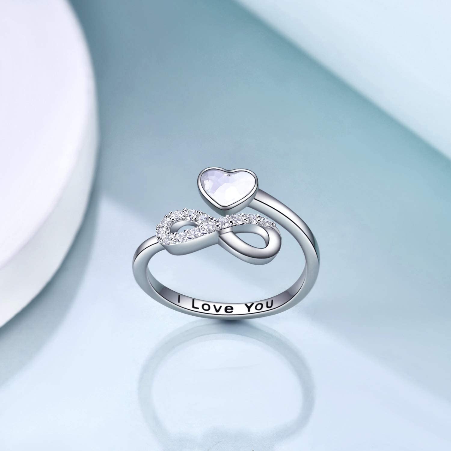 ANILLO VOUSEZ INFINITO PLATA 925 AJUSTABLE - 2