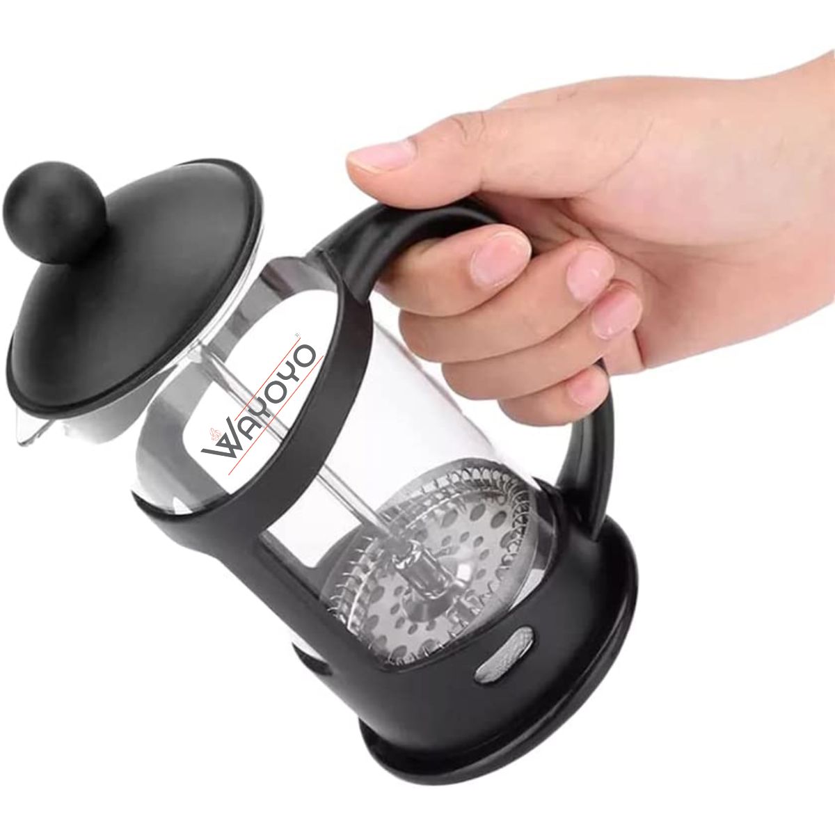 CAFETERA PRENSA FRANCESA ACERO INOXIDABLE 350ML - 3