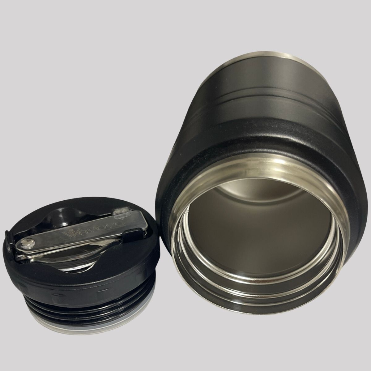 TARRO TERMO COMIDA ACERO INOXIDABLE WAYOYO 510 ML NEGRO - 5