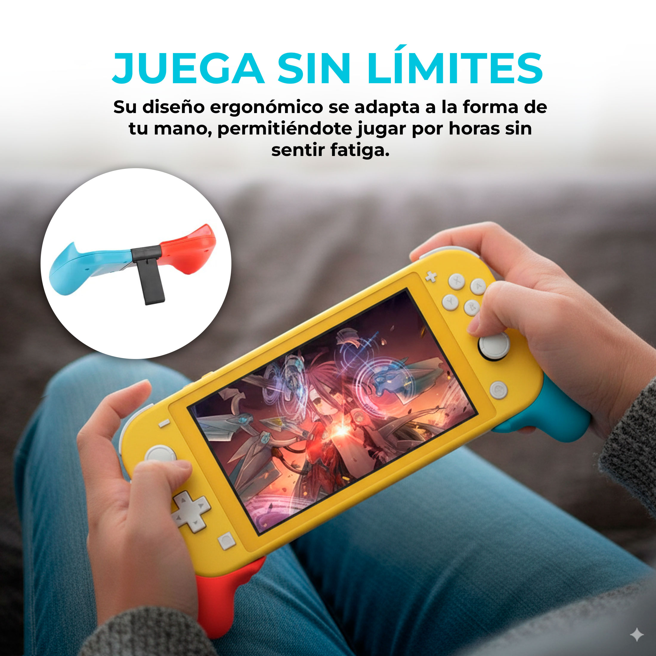 CARCASA NINTENDO SWITCH PROTECTOR FUNDA SOPORTE PARA NINTENDO - 4