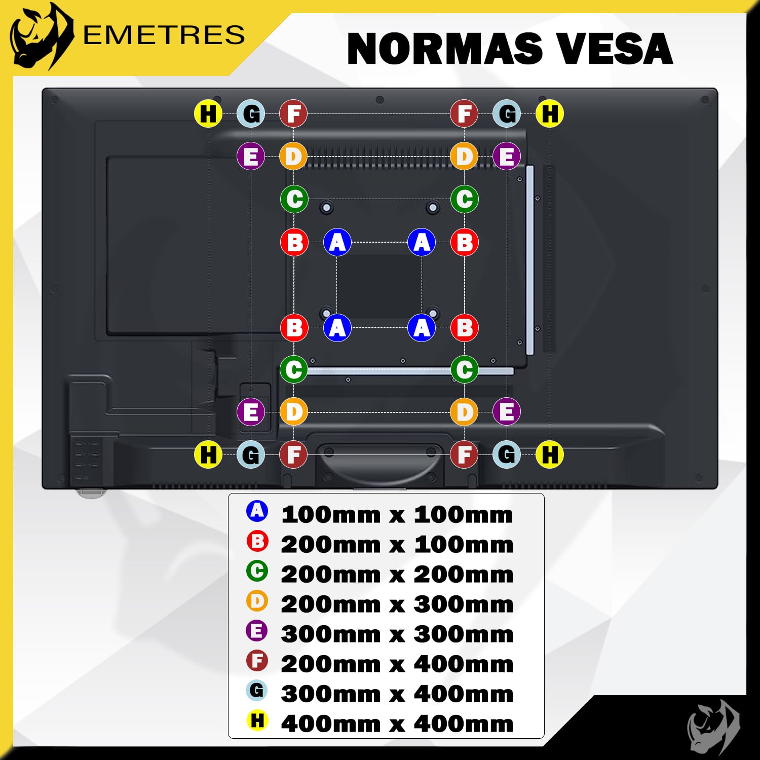 SOPORTE TECHO TV AJUSTABLE LED LCD 26 A 60 EMETRES - 4