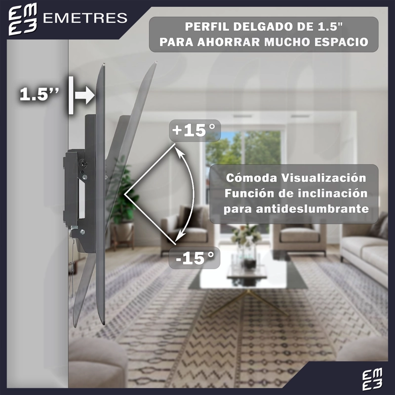 SOPORTE PARA TV BASE PARA TELEVISOR SOPORTE LED 26 HASTA 65' - 4