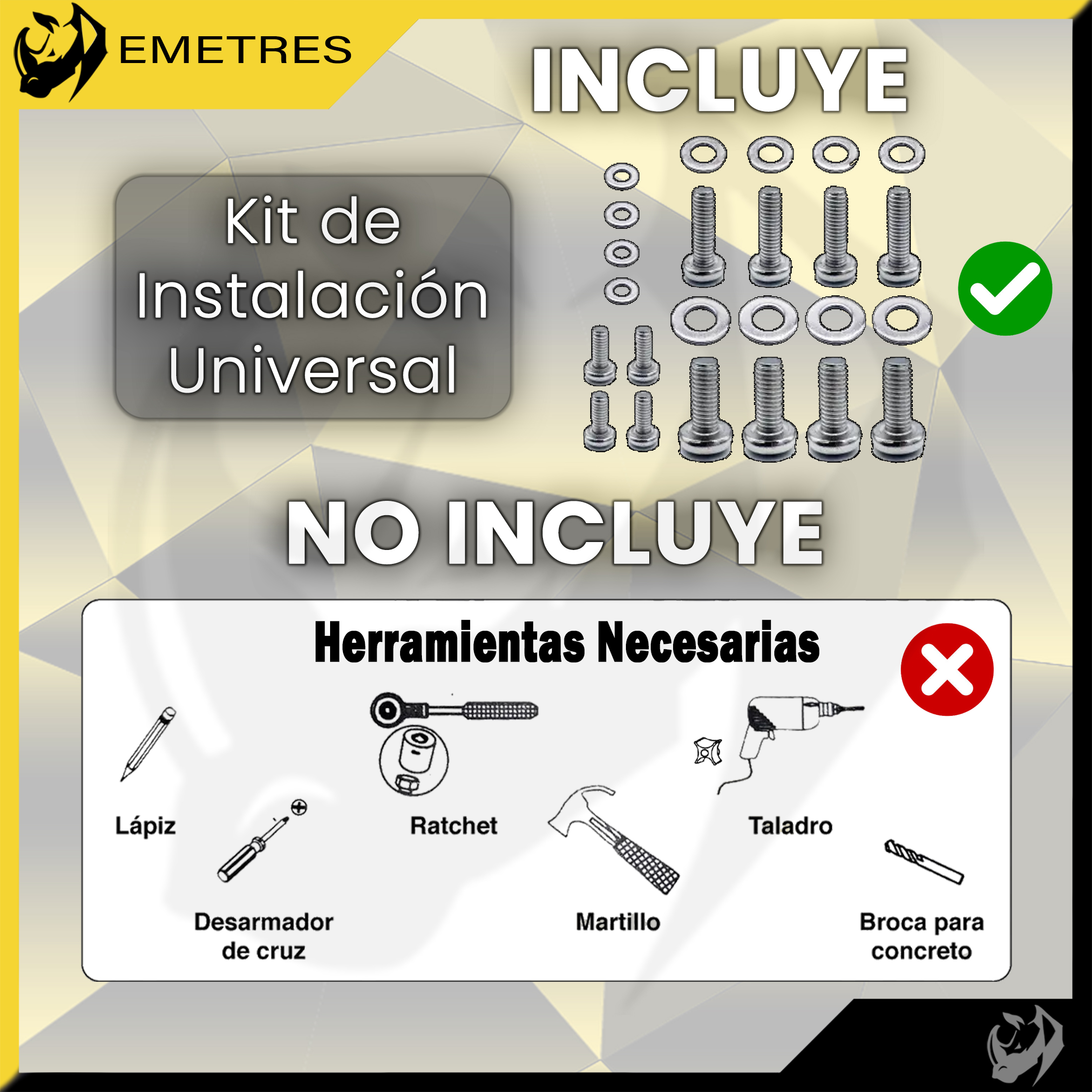 SOPORTE PARA PANTALLA TV PANTALLAS PARED 40 55 65 75 PULGADAS EMETRES BASE PARA TV COLOR NEGRO - 9